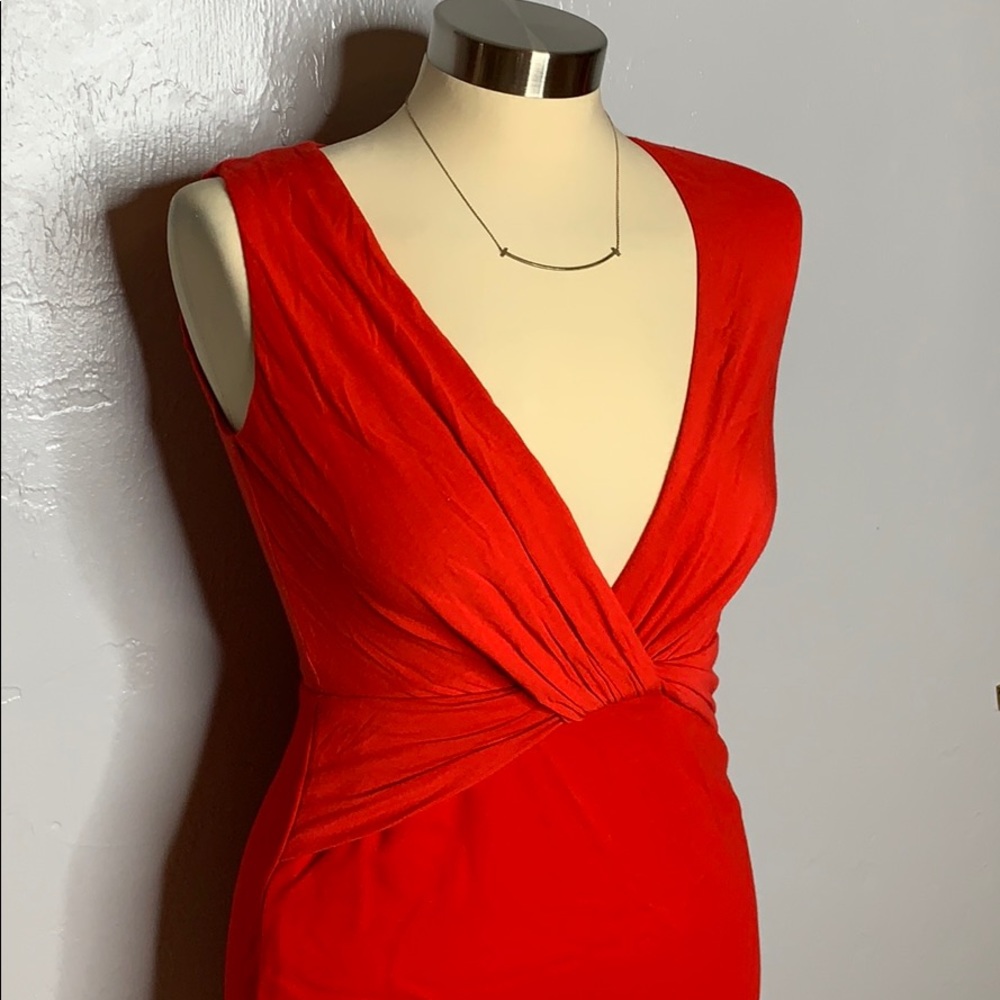 NWT Bailey 44 Red Sleeveless Dress Red Twist Dress - Picture 2 of 7